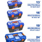 WADFOW ΣΕΤ 4ΤΕΜ ΕΡΓΑΛΕΙΟΘΗΚΕΣ ΠΛΑΣΤΙΚΕΣ 13"-16"-19"-24" ΜΕ ΠΛΑΣΤ. ΚΟΥΜΠΩΜΑΤΑ (WTB2104)