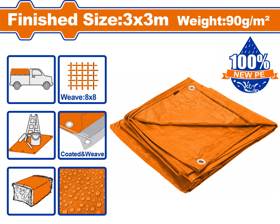 WTQ0933 WADFOW ΜΟΥΣΑΜΑΣ ΑΔΙΑΒΡΟΧΟΣ 90gr/m2 3X3m (WTQ0933) - Image 1