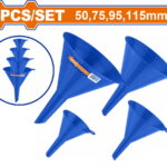 WADFOW ΣΕΤ ΠΛΑΣΤΙΚΑ ΧΩΝΙΑ Φ-50 / 75 / 95 / 115mm 4ΤΕΜ (WUFS2304)