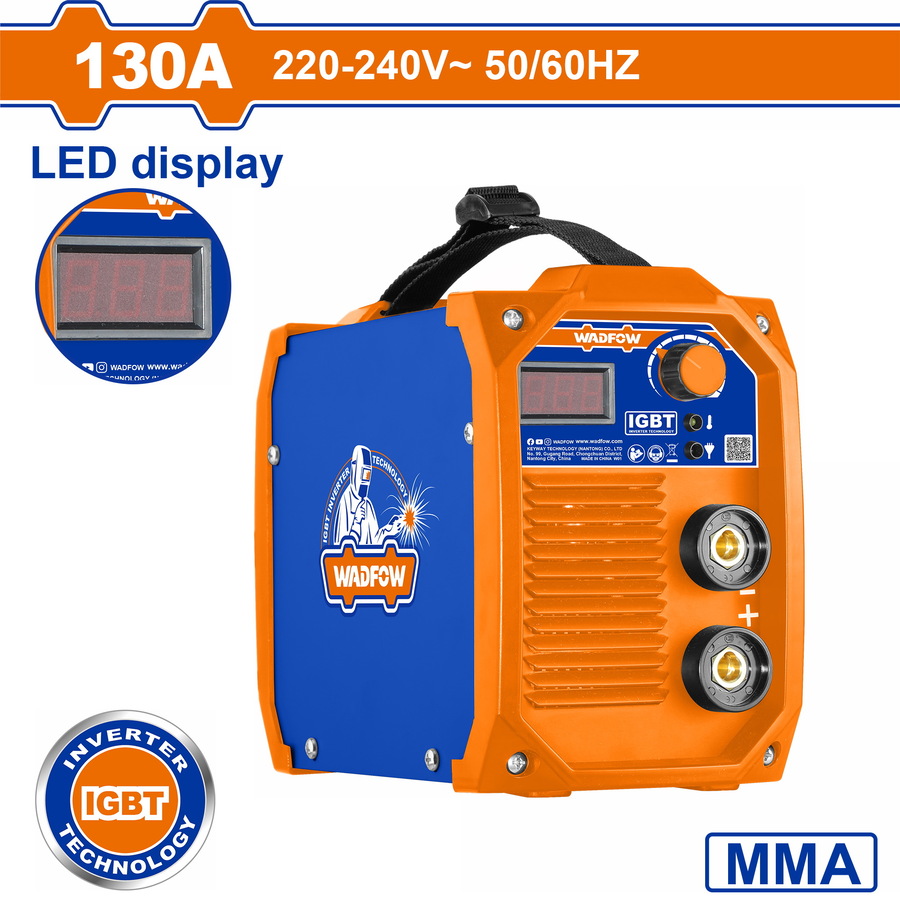 WWD11301 WADFOW ΗΛΕΚΤΡΟΚΟΛΛΗΣΗ INVERTER 230V / 130A-30% (WWD11301) - Image 1