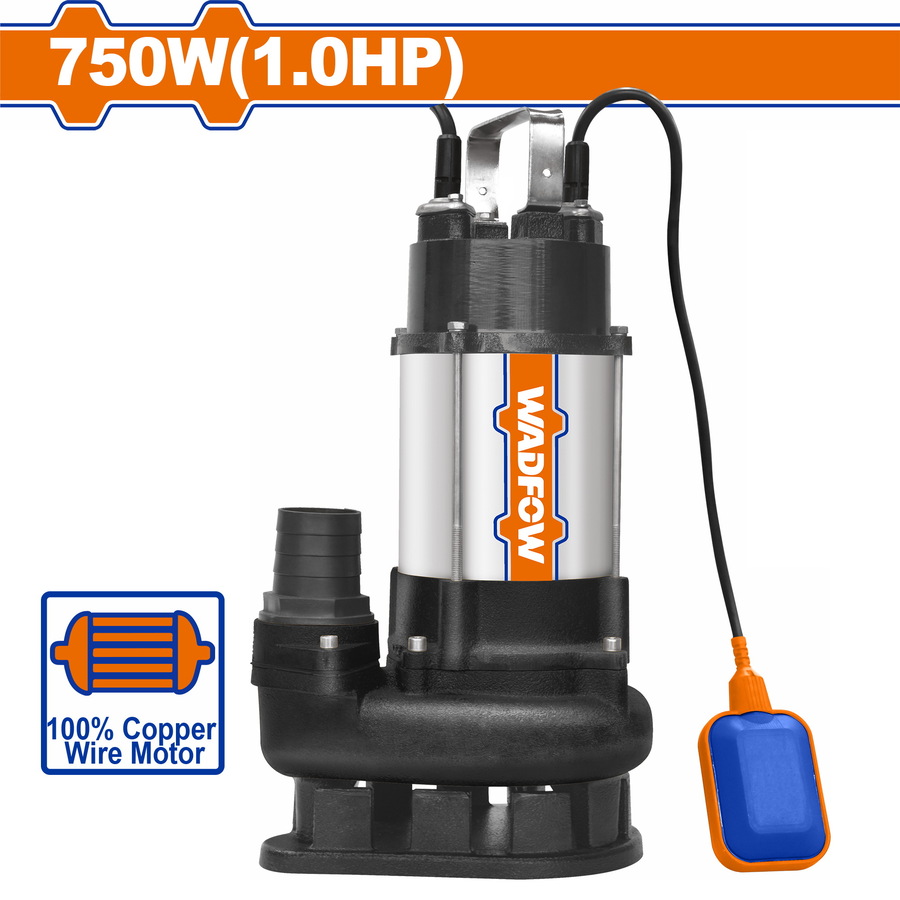 WWPWA03 WADFOW ΥΠΟΒΡΥΧΙΑ ΑΝΤΛΙΑ ΛΥΜΑΤΩΝ ΙΝΟΧ Β.Τ 750W (WWPWA03) - Image 1