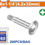 WADFOW ΛΑΜΑΡΙΝΟΒΙΔΑ ΑΥΤΟΔ/ΤΗ WAFFER 8 Χ 1-1/4" / 4.2 Χ 32mm 200TEM (WXS3914)