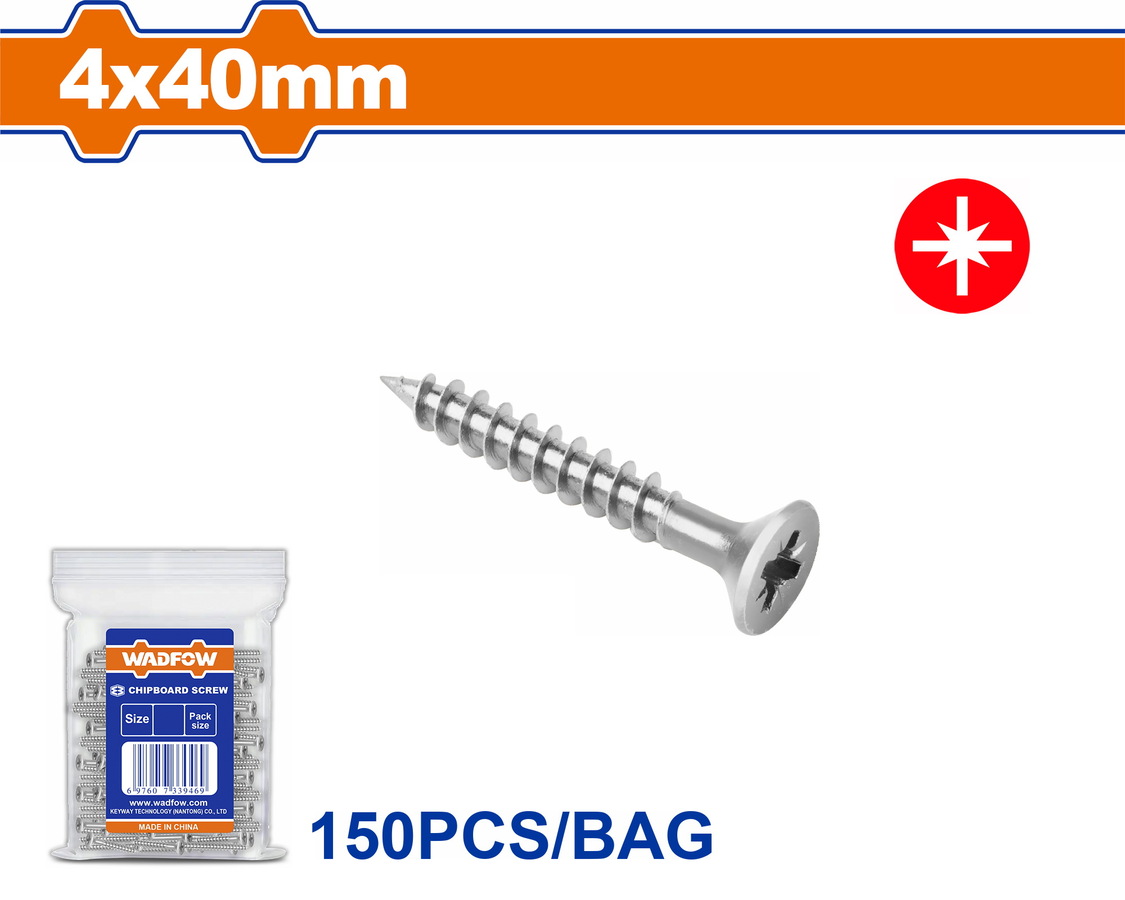 WXS593A08 WADFOW ΝΟΒΟΠΑΝΟΒΙΔΑ ΓΑΛΒ. 4 Χ 40mm 150TEM (WXS593A08) - Image 1