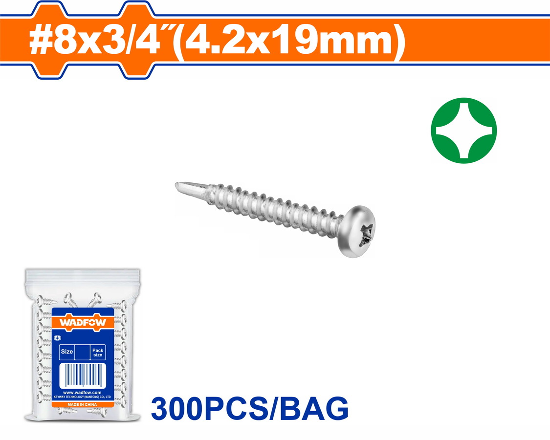 WXSD924 WADFOW ΛΑΜΑΡΙΝΟΒΙΔΑ ΑΥΤΟΔ/ΤΗ ΨΩΜΑΚΙ 8 Χ 3/4" / 4.2 Χ 19mm 300TEM (WXSD924) - Image 1