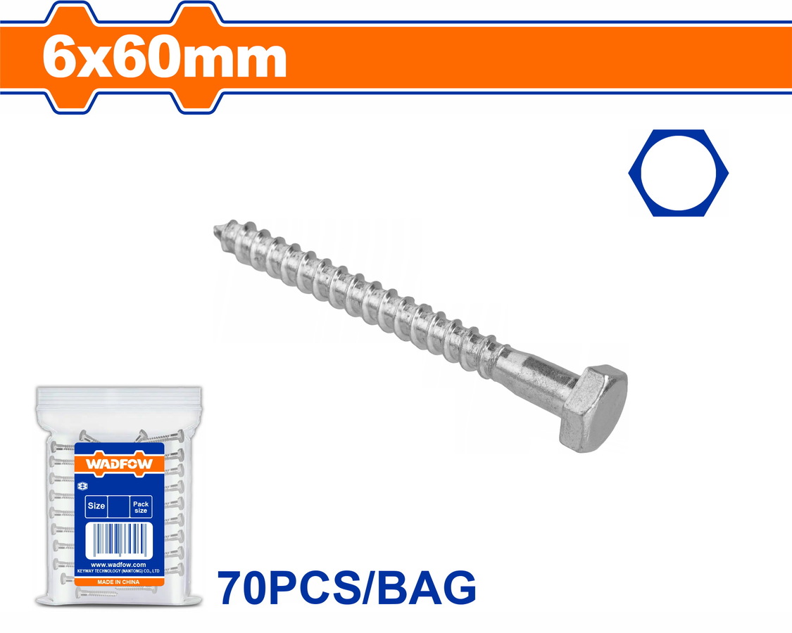 WXSK914 WADFOW ΣΤΡΙΦΩΝΙΑ ΓΑΛΒ. 6 Χ 60 70ΤΕΜ (WXSK914) - Image 1
