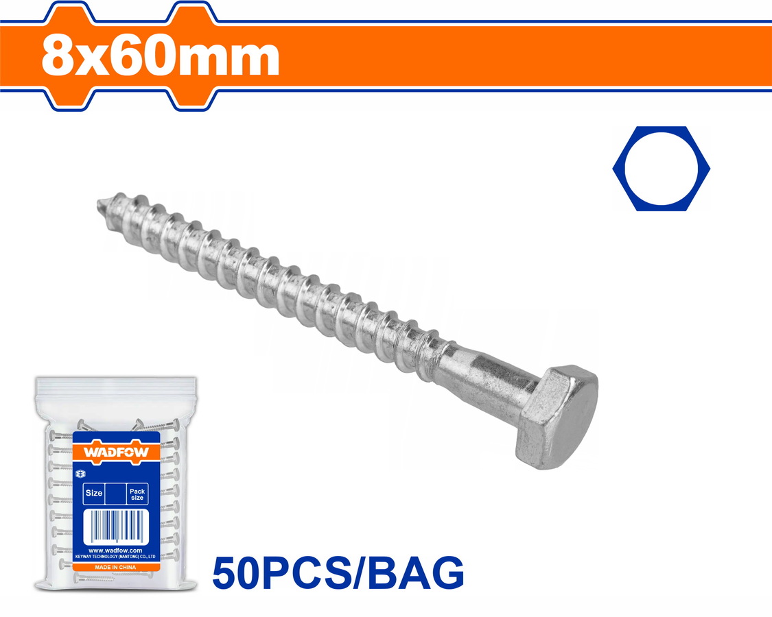 WXSK924 WADFOW ΣΤΡΙΦΩΝΙΑ ΓΑΛΒ. 8 Χ 60 50ΤΕΜ (WXSK924) - Image 1