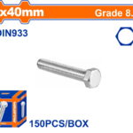 WADFOW ΒΙΔΑ ΕΞΑΓΩΝΗ ΓΑΛΒ. 8.8 DIN933 6X40 150TEM (WXSP518A)