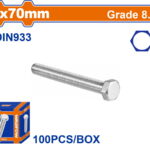 WADFOW ΒΙΔΑ ΕΞΑΓΩΝΗ ΓΑΛΒ. 8.8 DIN933 6X70 100TEM (WXSP51DA)