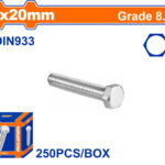 WADFOW ΒΙΔΑ ΕΞΑΓΩΝΗ ΓΑΛΒ. 8.8 DIN933 8X20 250TEM (WXSP524A)