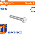 WADFOW ΒΙΔΑ ΕΞΑΓΩΝΗ ΓΑΛΒ. 8.8 DIN933 10X50 90TEM (WXSP53AA)