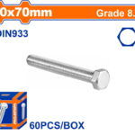 WADFOW ΒΙΔΑ ΕΞΑΓΩΝΗ ΓΑΛΒ. 8.8 DIN933 10X70 60TEM (WXSP53DA)