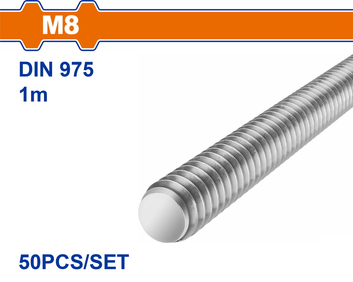 WXSZ308 WADFOW ΝΤΙΖΑ-ΟΛΟΠΑΣΟ ΓΑΛΒΑΝΙΖΕ 4.8 DIN975 8mm / 1m (WXSZ308) - Image 1