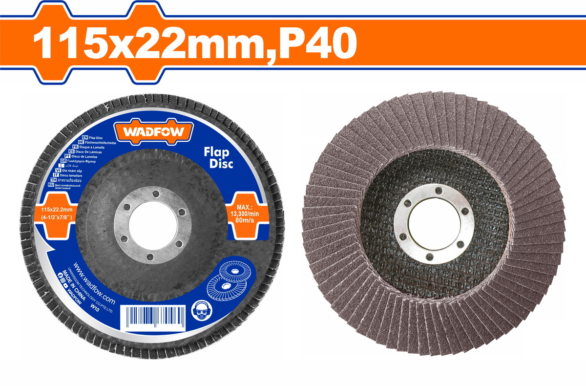 WYL1301 WADFOW ΠΟΛΥΠΤΕΡΟ ΓΥΑΛΙΣΜΑΤΟΣ 115mm Ρ40 (WYL1301) - Image 1