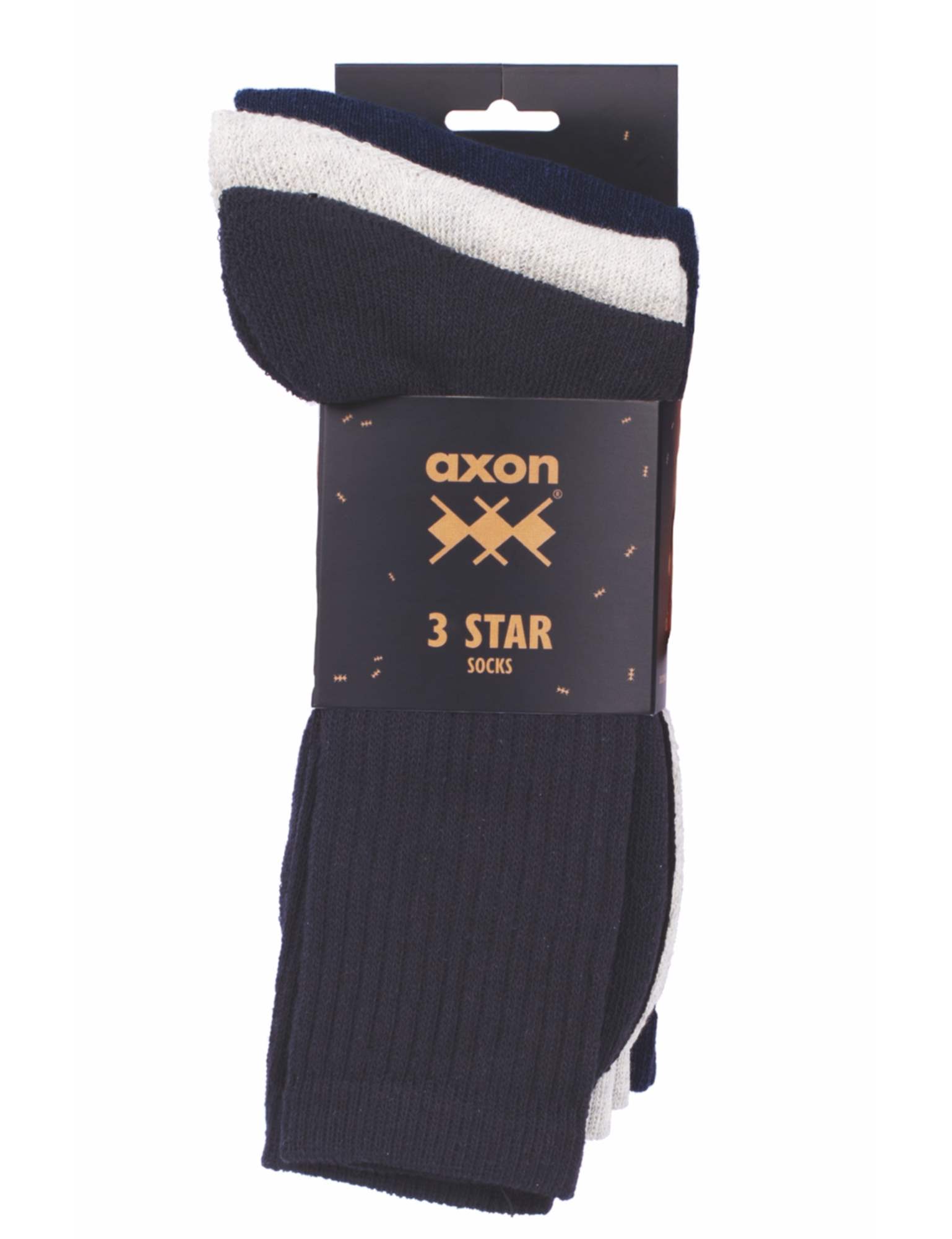 axon_socks_3star_mixed_kaltses Κάλτσες 3-STAR Tricolore - Image 1