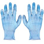 Γάντια μιας χρήσης VINYL BLUE PF