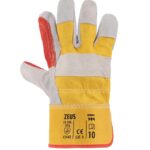 Γάντια δερματοπάνινα ZEUS