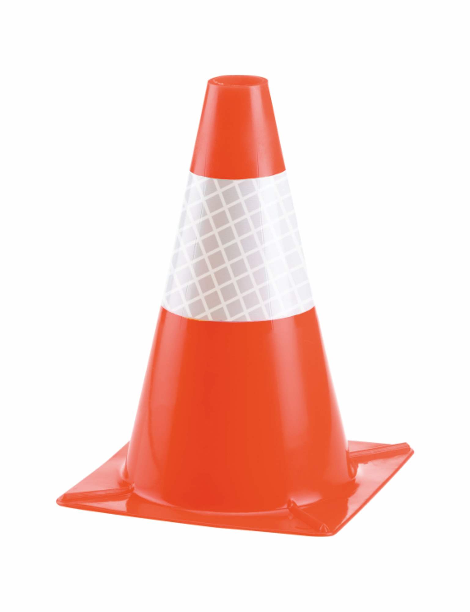 road_traffic_cone_pvc_kwnos_simansis Κώνος σήμανσης PVC 30cm - Image 1