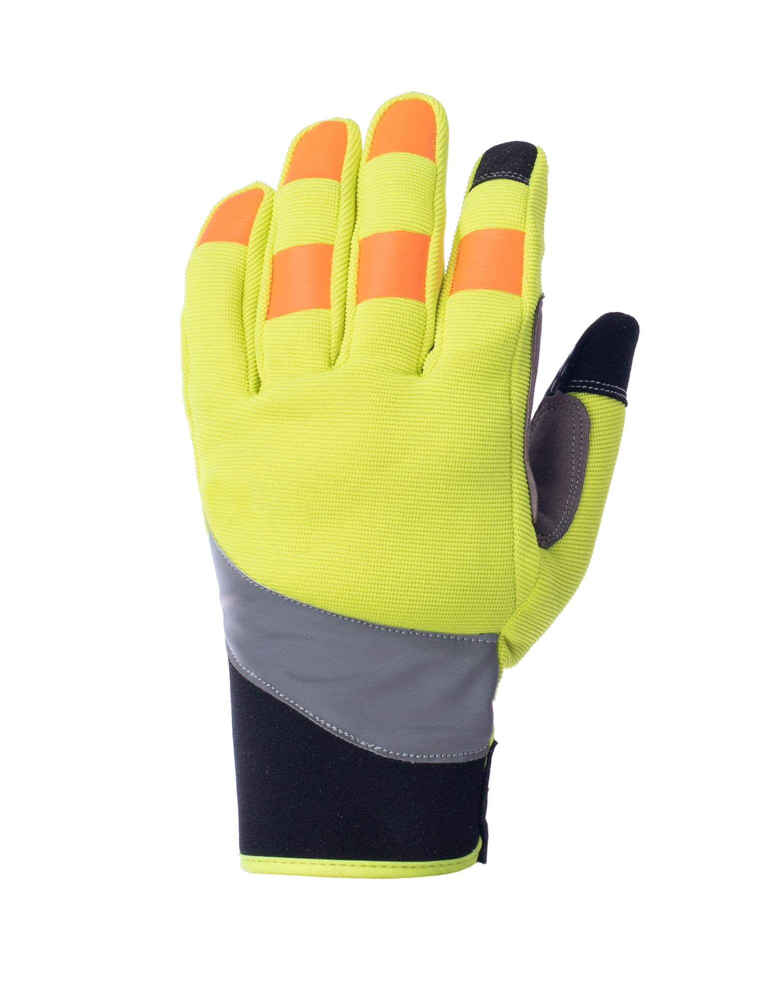 synthetic_gloves_benson_gantia_synthetika Γάντια συνθετικά BENSON HI-VIS - Image 1